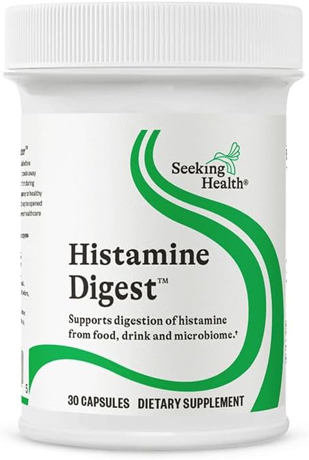 Seeking Health Histamine Digest - Formerly Histamine Block, DAO Enzyme Supplement for Histamine Food Intolerance, Supports Digestive Health, Upset Stomach, Vegetarian (30 Capsules)*