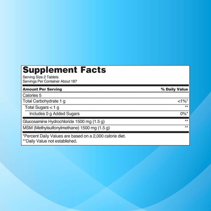 KIRKLAND Signature Extra Strength Glucosamine 1500 mg Chondroitin 1200 mg 220 Tablets
