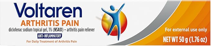 Voltaren Arthritis Pain Gel for Powerful Topical Arthritis Pain Relief with Diclofenac, No Prescription Needed - 1.7 oz/50 g Tube