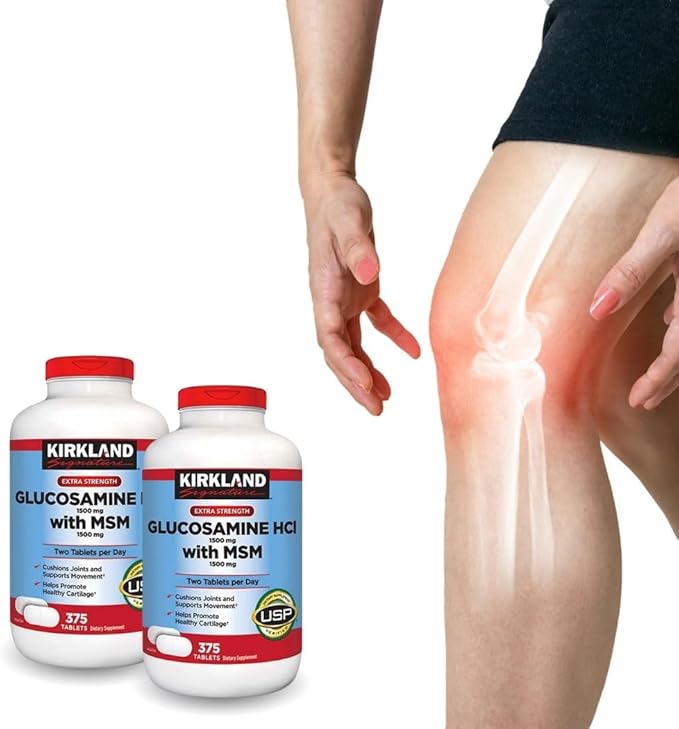 KIRKLAND Signature Extra Strength Glucosamine 1500 mg Chondroitin 1200 mg 220 Tablets