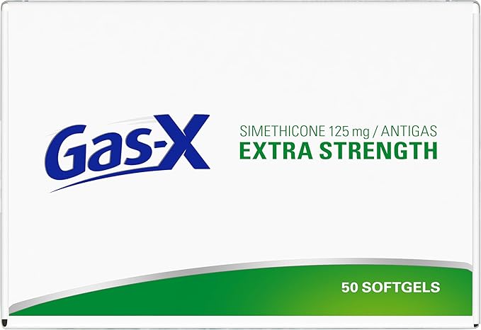 Gas-X Extra Strength Gas Relief Softgels with Simethicone 125 mg - 50 Count