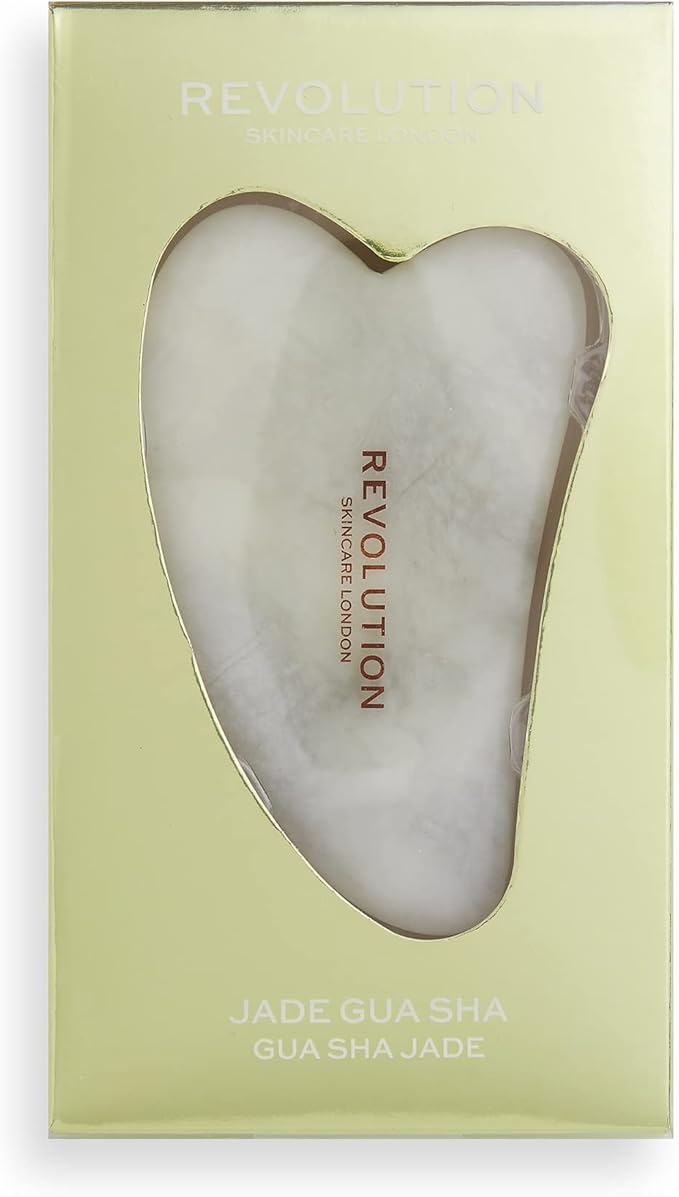 Revolution Skincare London, Jade Gua Sha, Massager for Face, Neck & Body, 82g