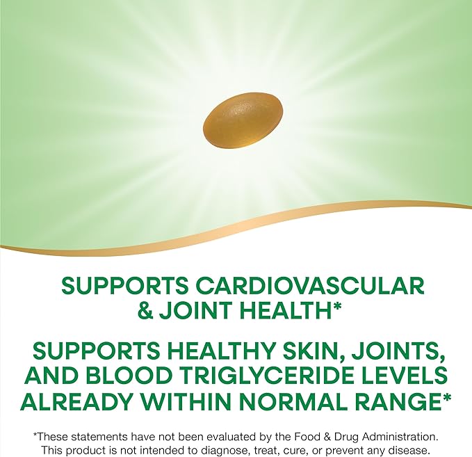 Nature's Way Fisol Fish Oil, Enteric Coated, Supports Cardiovascular and Joint Health*, Mega Potency Omega-3s, 180 Softgels (Packaging May Vary)