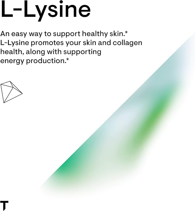 THORNE Lysine - Essential Amino Acid for Skin Health, Energy Production, and Immune Function* - 500 mg - 60 Capsules