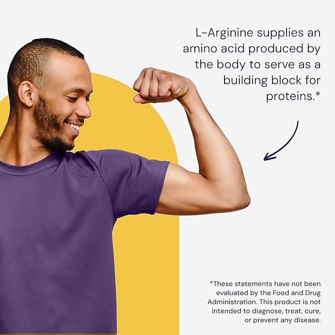 Healthy Origins - L-Arginine (American-Made, Non-GMO, Gluten Free, Muscle Support), 10.6 Ounce