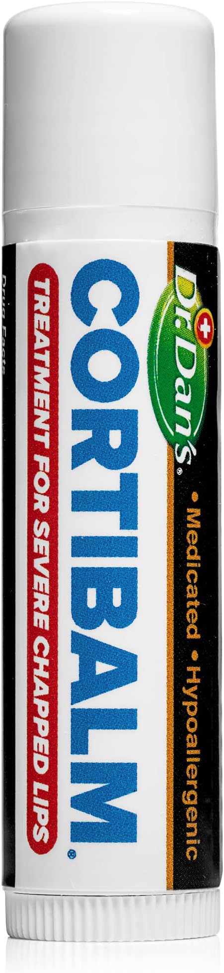Dr. Dan's Cortibalm - 1 Pack - for Dry Cracked Lips - Healing Lip Balm for Severely Chapped Lips - Designed for Men, Women and Children