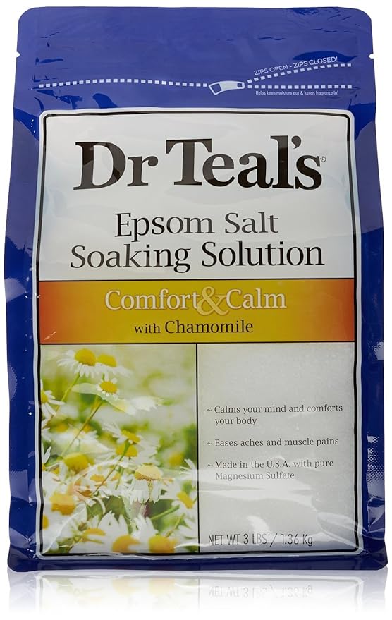 Dr Teal's Epsom Salt Soaking Solution, Chamomile, 48 Oz