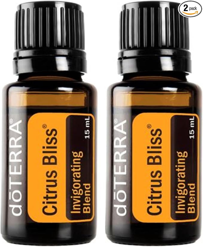 doTERRA Citrus Bliss Essential Oil Invigorating Blend - 15 ml (2 Pack)
