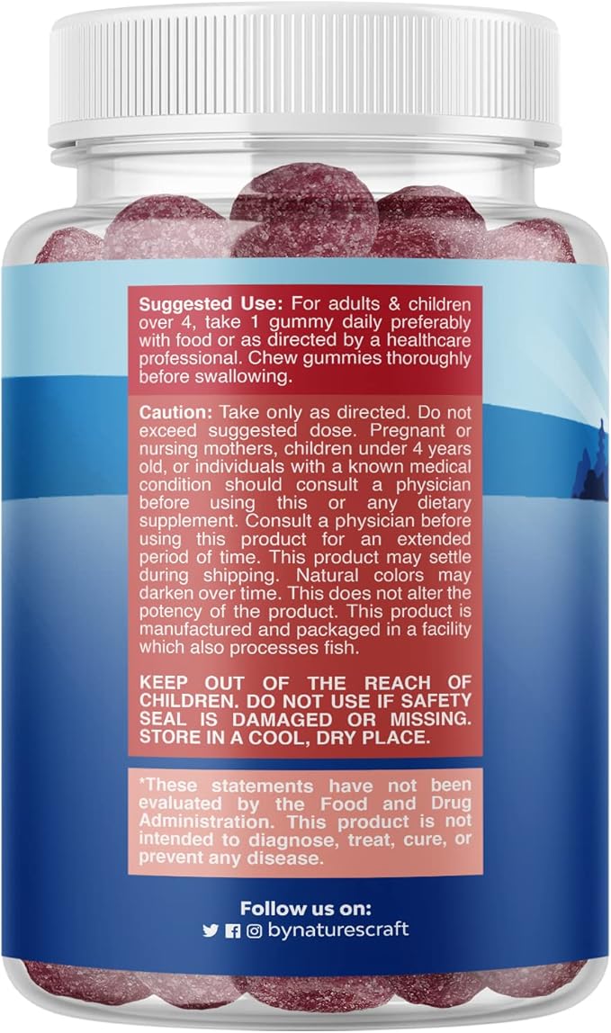 Kids Magnesium Gummies - Calm Relaxing Mg Citrate Supplement with Raspberry Flavor - Calm Magnesium Supplement for Nerve Health, Muscles & Heart Support - Mag Citrate Gummies, 45 Count Pack
