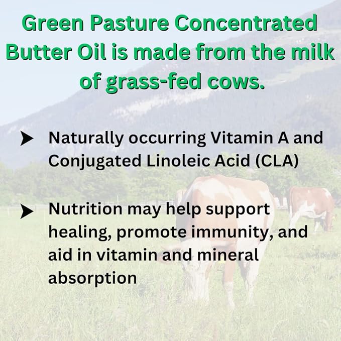 Green Pasture Butter Oil/Fermented Cod Liver Oil Blended Gel - 6.4 oz.- Cinnamon