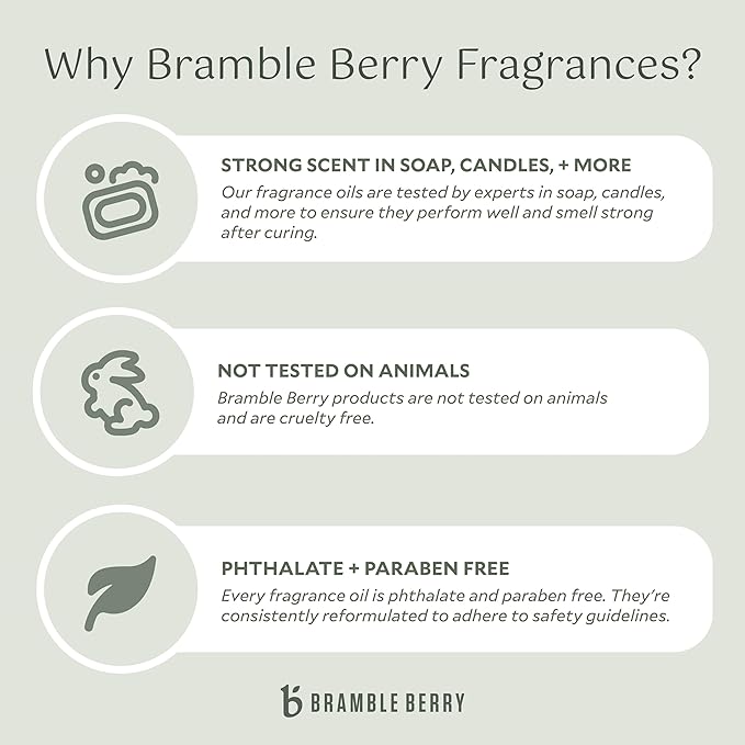 Bramble Berry Shave and a Haircut Fragrance Oil (2 Fl oz) | Masculine Scent | Great for Making DIY Soap, Candles, Men's Beard Oil, Shaving Cream, Body Care | Vegan, Phthalate & Paraben Free