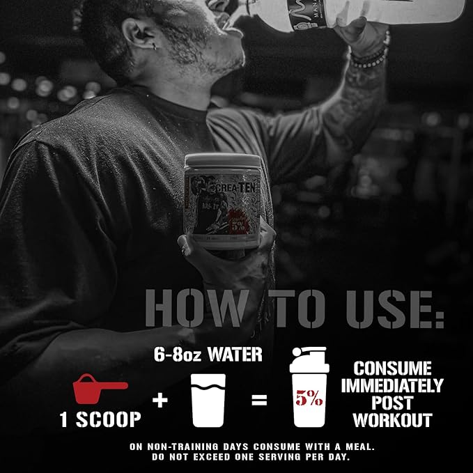 5% Nutrition CreaTEN Creatine Complex + Accelerators | Flavored Creatine Powder for Muscle Gain | Max Power, Strength, Endurance, & Recovery (Mango Pineapple)