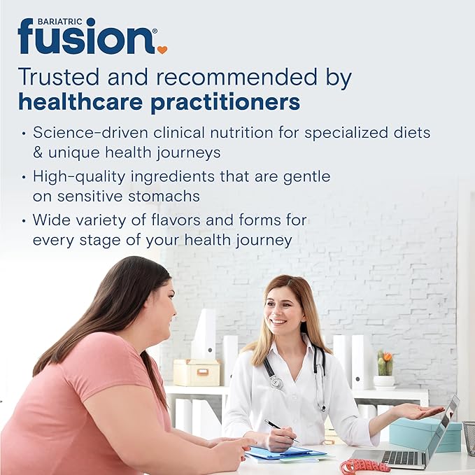 Bariatric Fusion Bariatric Multivitamin with Iron Complete Chewable | Wild Cherry | Post Bariatric Vitamins for Gastric Bypass and Sleeve Gastrectomy | One Month Supply