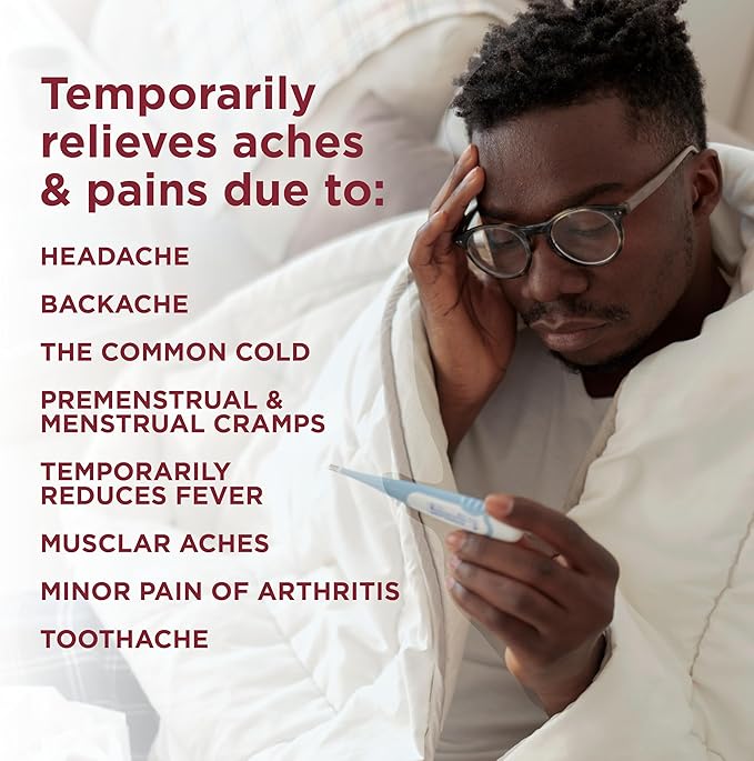 Amazon Basic Care Extra Strength Pain Relief, Acetaminophen Caplets, 500 mg, Pain Reliever/Fever Reducer, 500 Count (Packaging may vary)