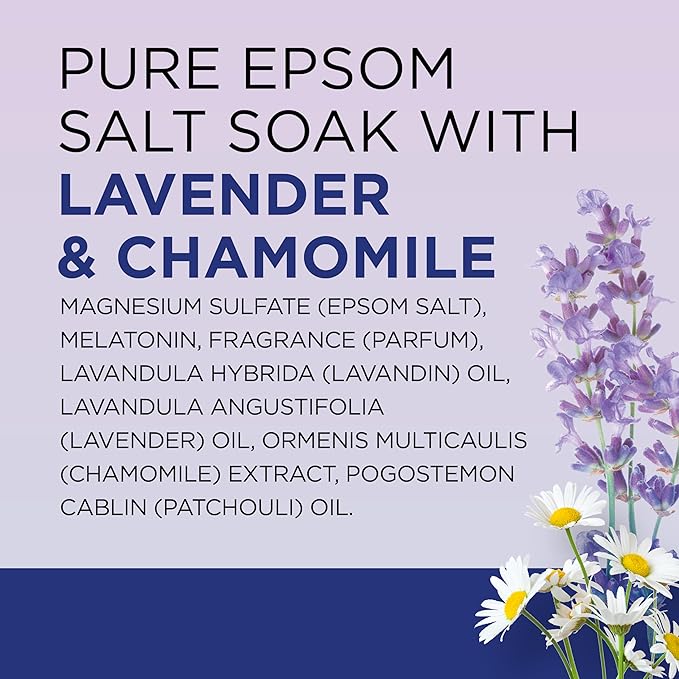 Dr Teal's Sleep Bath Gift Set, Melatonin & Essential Oil Blend, 4 Piece