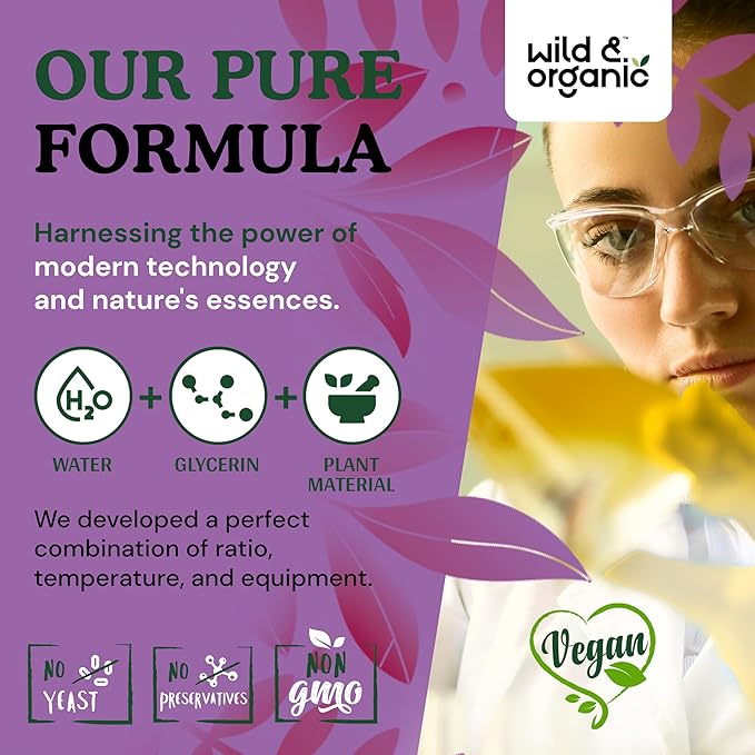 Wild & Organic Milk Thistle Liquid Drops - Liver Cleanse Detox - Silymarin Milk Thistle Supplement for Liver Support - Silybum Marianum Seed Extract Tincture - Vegan, Sugar & Alcohol-Free - 4 fl oz