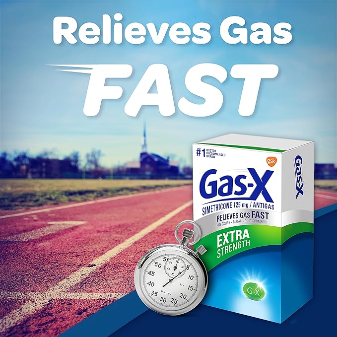 Gas-X Extra Strength Gas Relief Softgels with Simethicone 125 mg - 50 Count