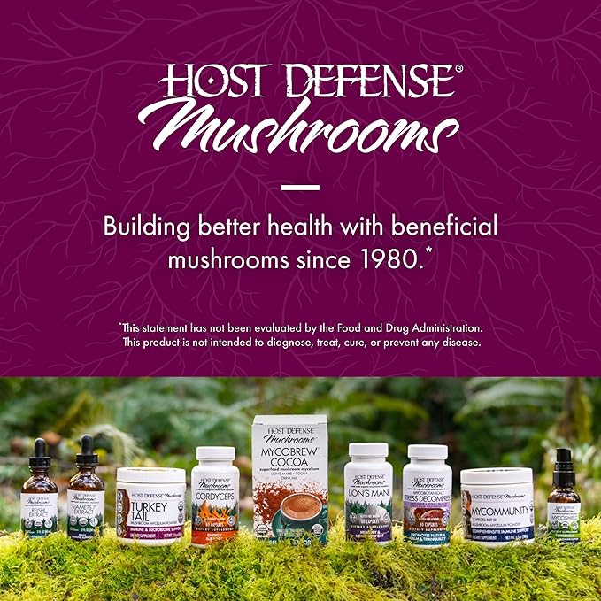 Host Defense Turkey Tail Capsules - Digestive Health & Immune Response Support Supplement - Mushroom Supplement for Gastrointestinal & Gut Microbiome Support - 30 Capsules (15 Servings)*