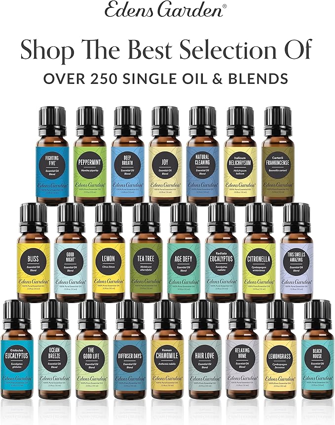 Edens Garden Hemp Essential Oil- 100% Pure Premium Grade, Undiluted, Natural, Therapeutic, Aromatherapy, The Best for Diffuser, Skin, Humidifiers, Kid Safe 10 ml (.33 fl oz)