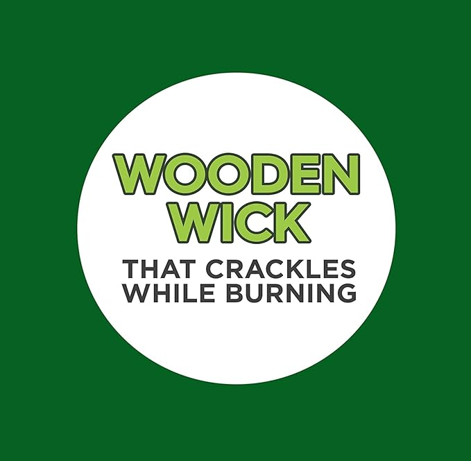 Coleman Scented Outdoor Citronella Candle with Wooden Crackle Wick - 6 oz (Pack of 6)