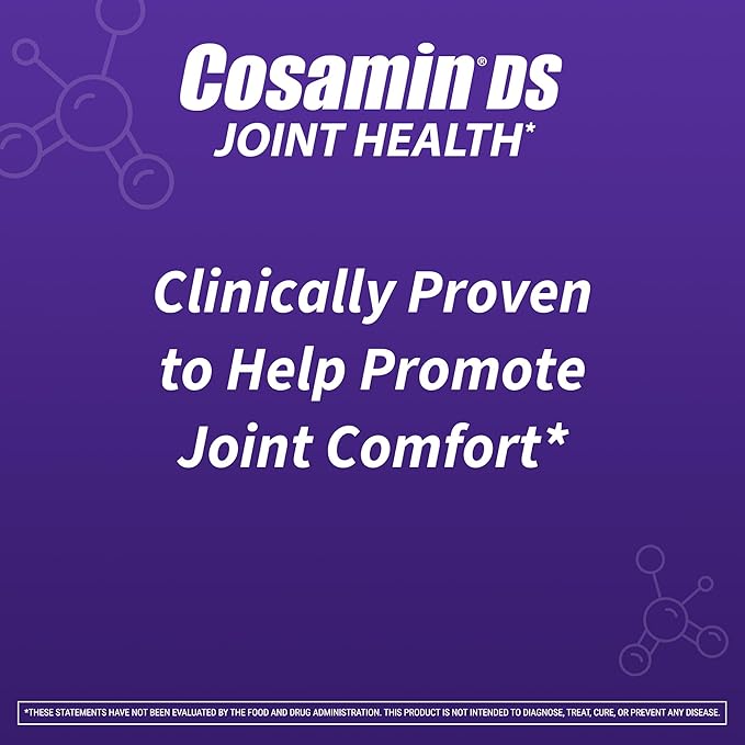 Nutramax Cosamin® DS Joint Health Supplement with Glucosamine & Chondroitin for Men’s & Women's Joint Health, 150 Caplets