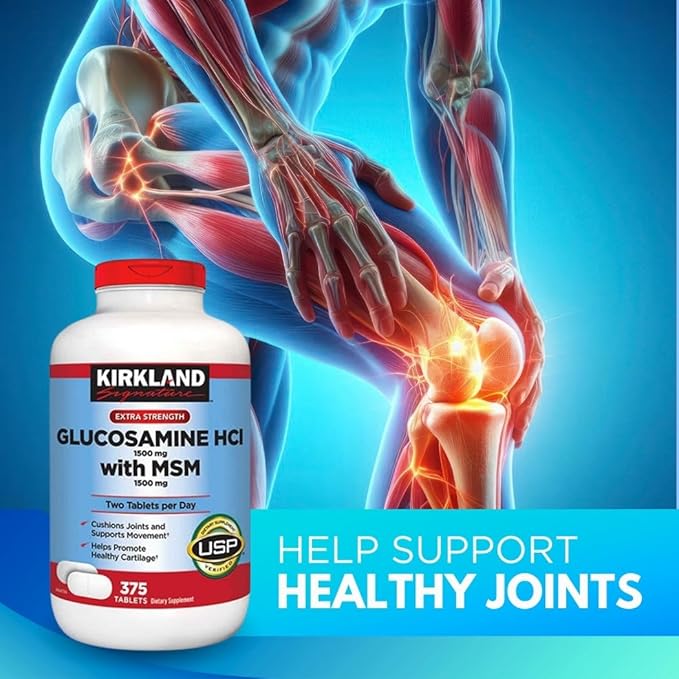 KIRKLAND Signature Extra Strength Glucosamine 1500 mg Chondroitin 1200 mg 220 Tablets