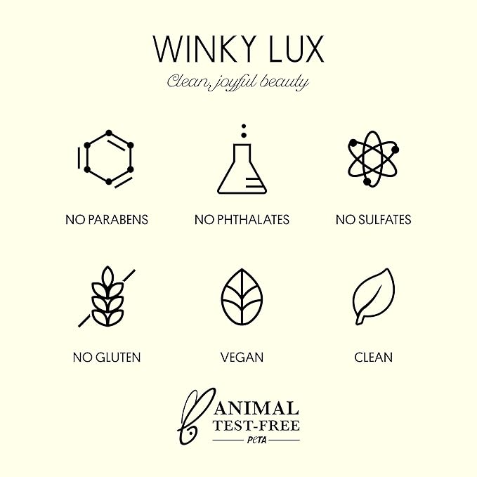 Winky Lux Flower Balm, pH Lip Balm, Color Changing Lipstick and Tinted Stain, Vegan & Cruelty Free Lip Balm, Hydrate & Plump, Sheer Pink Lipstick, Blue Flower